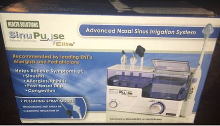 Sinupulse Elite Plus Advanced Nasal Irragation System Health Solutions