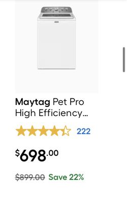 Maytag Wascher Machine New  Open Box 