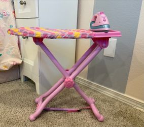 Kids play iron and board