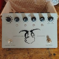 Lightfoot Labs Goatkeeper 3 A Unique analog Tremolo /Sequence pedal advance and amongst musicians very popular Sounds beyond traditional effect.