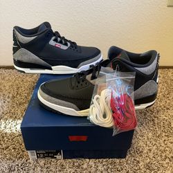Air Jordan 3 Retro “Levi’s Black” Size 12