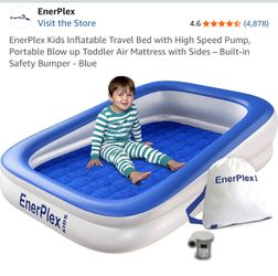 Kids Inflatable Travel Bed with Pump