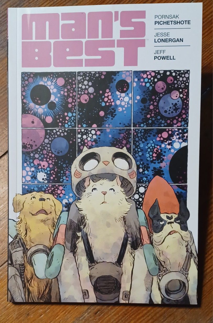 Man's Best Paperback Comic Book Earth New Planet Winters Cats