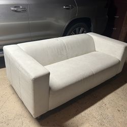 Free Sofa - Faux Leather Cream 6ft