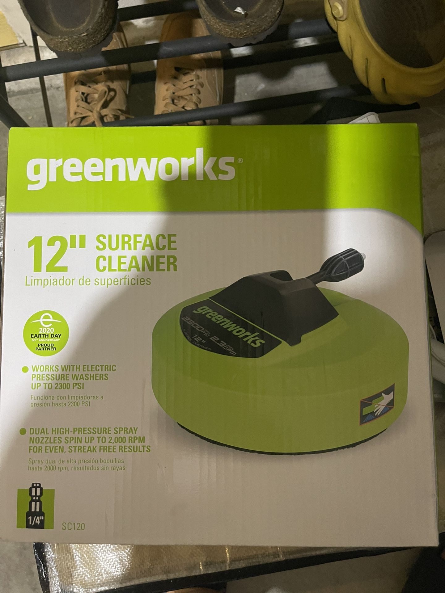 12" Surface Cleaner attachment for pressure washer