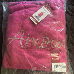 New “Amour” Sweater – XL – $35 OBO