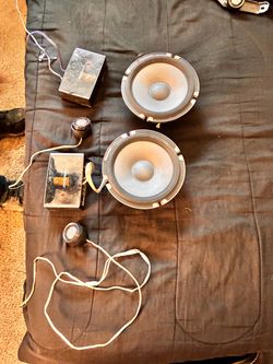 Component Car Speaker Set with Tweeters and Crossovers