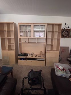 IKEA Large Modular Wall Unit Entertainment Center