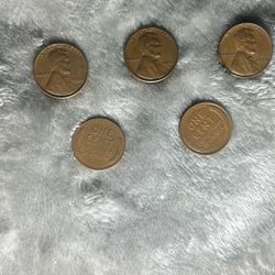 One Cent Wheat Pennyies