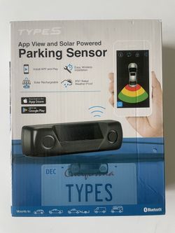Type S Smart wireless parking sensor solar powered reversing radar