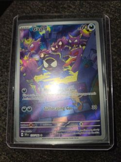Gastly 177/162 Pokémon TCG Holo Rare Card