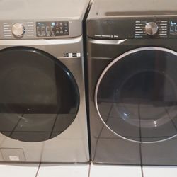 Samsung Washer And Electric Dryer (Read Description)
