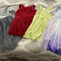 Girls Dresses Elsa Dress Size 4T/5T