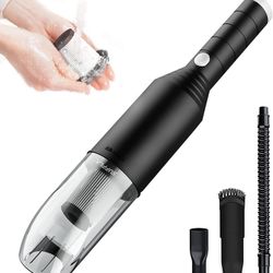 Car Handheld Vacuum Cleaner - Lightweight Portable Cordless - 6000PA Suction - 120W High Power & Quick Charge & HEPA Filter - for Car Carpet and Floor
