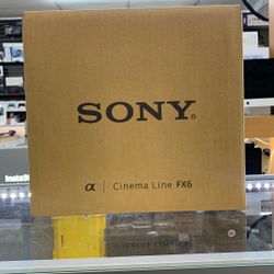 Sony Cinema Camera FX6 Brand New 