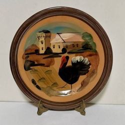 Vintage Collectible Vietri Made In Italy Plate Art Decor