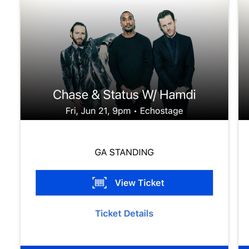 Chase & Status Tickets