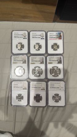 Coin collection graded by NGC