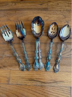 International Silver Serveware Variety  Set of 6 Silverplate