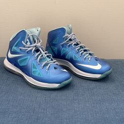 Nike LeBron 10 X Blue Diamond Size 11