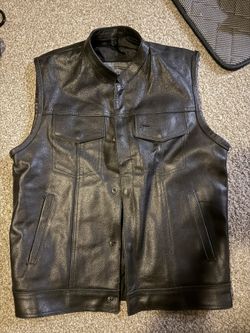 Genuine Leather Vest Size 42