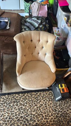 White Accent chair