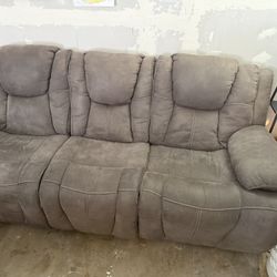 Very Nice Couch With Electric Recliners