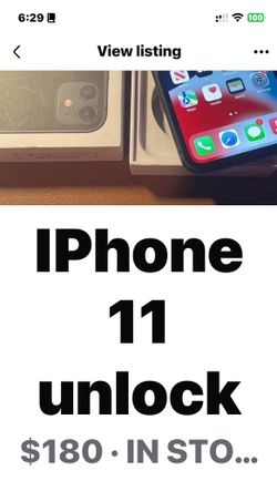 iPhone 11 Black Unlocked 