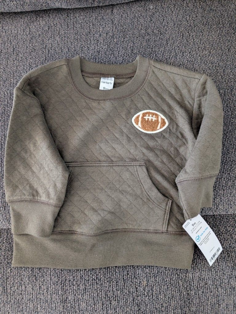 Baby Quilted Sweat Shirt Green