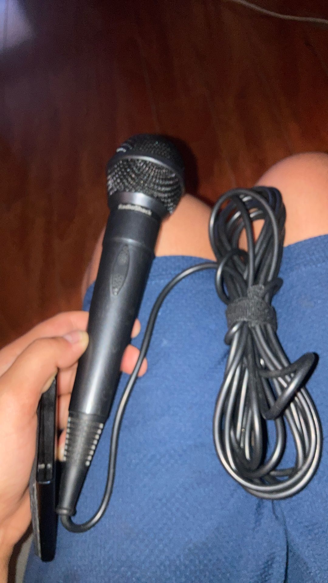 Radio, shake microphone