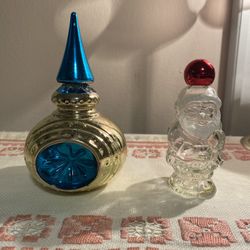 Vintage Avon Christmas Bottles