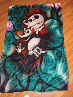 Nightmare Before Christmas and Zero Blanket FLEECE