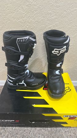 Fox Racing Comp 3 Youth Motocross Boots (size Y1)