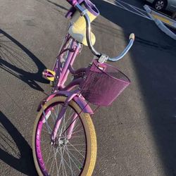 Pink Cruiser Bike 