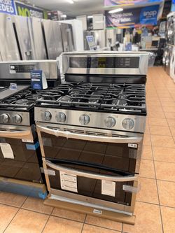 LG 6.9 Cu.Ft. Smart Gas Range Double Oven with ProBaker Convection and AirFry