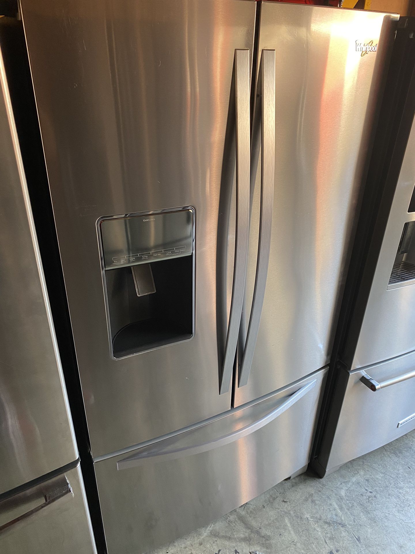 Whirlpool French Doors Stainless Steel Refrigerator 