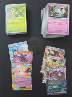 Pokémon Bulk Lot: 252 Cards! 7 EX HOLOS / REV HOLO - NEAR MINT No Energy