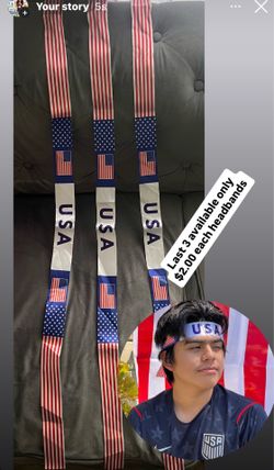 USA headband one left