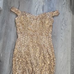 New Gold dress