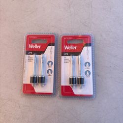 Weller WLTSETLIBA12 soldering tip sets include two 2-packs of replacement tips