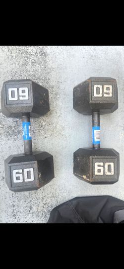 60lb dumbell set