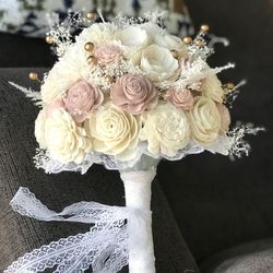 Wood Flowers Bouquet