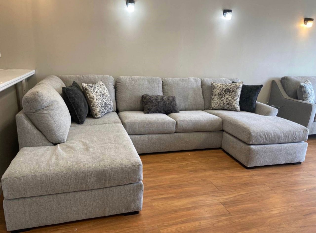 Oversized Grey Luxury Sectional