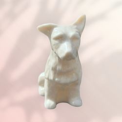 Belleek Vintage Irish Scottish Highland Terrier Figurine (est 1(contact info removed))