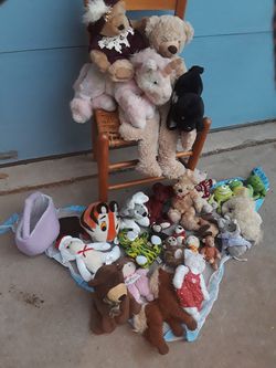 28 Asst. Stuffed Animals, Teddy Bears, Pet Net, Toys