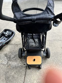 Stroller With base And Ride Board