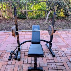 Weight Bench/ Bench Press/ Squat Rack