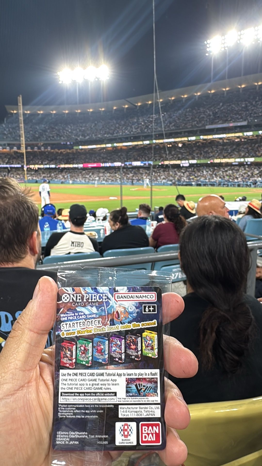 Monkey D. Luffy Dodgers card
