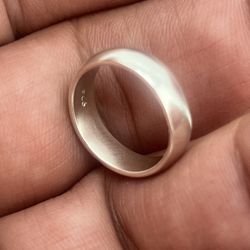925 Sterling Silver Handmade Band Ring Size 5