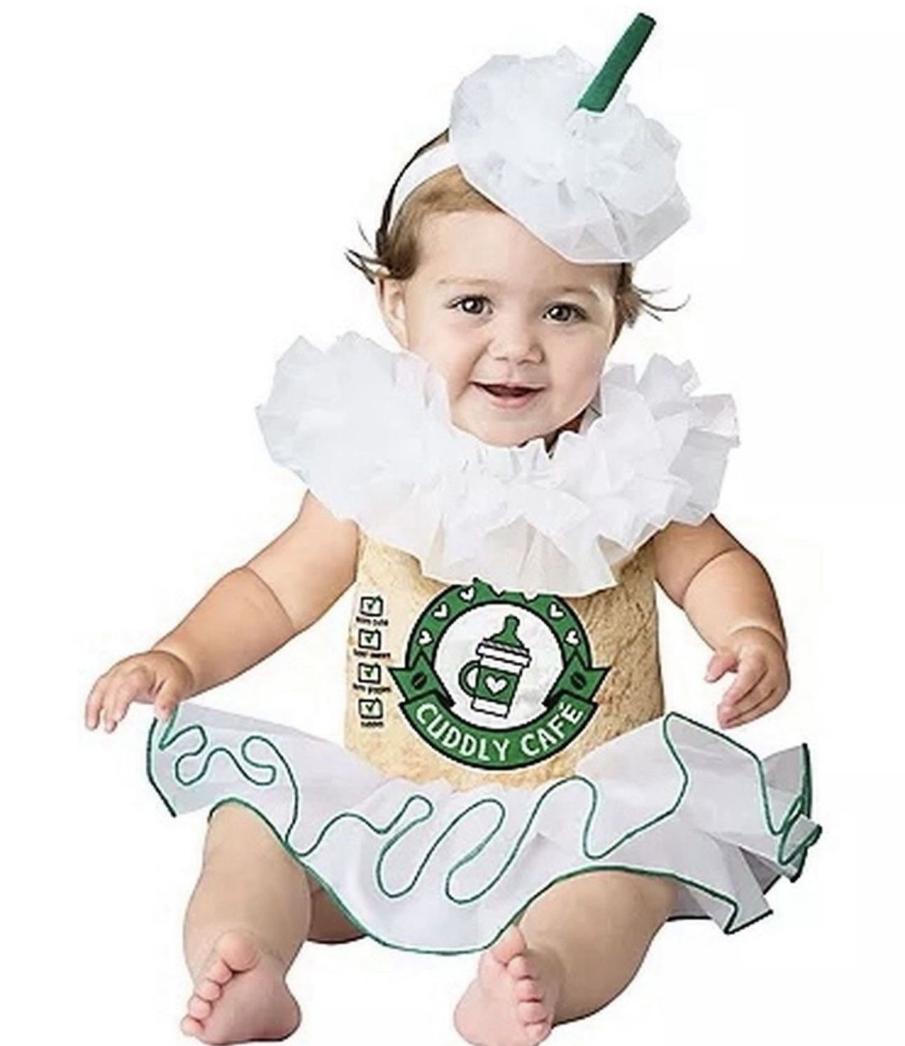 Infant Cuddly Cappuccino Starbucks Halloween Costume 